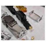 Large Avon Collectible Car and Novelty Bottles Some With Boxes and Unique Shapes like Pipes