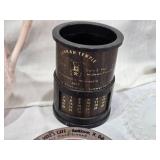 Vintage Collectibles including Elbow Lake Co-op Grain Jug and Pitcher, Henry McKenna Whiskey Jug, Pens, Lions Pins and Assorted Memorabilia