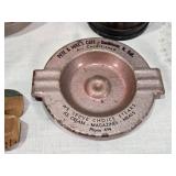 Vintage Collectibles including Elbow Lake Co-op Grain Jug and Pitcher, Henry McKenna Whiskey Jug, Pens, Lions Pins and Assorted Memorabilia