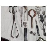 Mixed Vintage Kitchen Tools including Bromwell