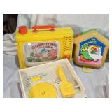 Fisher-Price and Playskool Toy Collection including Musical Busy Box, Music Box Record Player, and More