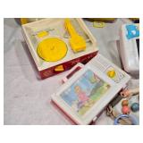 Fisher-Price and Playskool Toy Collection including Musical Busy Box, Music Box Record Player, and More