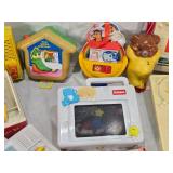 Fisher-Price and Playskool Toy Collection including Musical Busy Box, Music Box Record Player, and More
