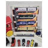 Assorted Vintage and Toy Vehicles, Arithmetic Quiz, Small Foreign Beer Semis and Harmonicas