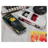 Assorted Vintage and Toy Vehicles, Arithmetic Quiz, Small Foreign Beer Semis and Harmonicas