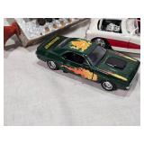 Assorted Vintage and Toy Vehicles, Arithmetic Quiz, Small Foreign Beer Semis and Harmonicas