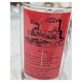 Assorted vintage decorative items including a Atlantic Mold Ceramic Victorian shoe, USA Ceramic Pitcher, Mango Wood Container, beer stein and More