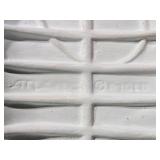 Assorted vintage decorative items including a Atlantic Mold Ceramic Victorian shoe, USA Ceramic Pitcher, Mango Wood Container, beer stein and More