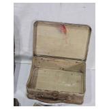 Lot of Vintage Metal Storage Boxes