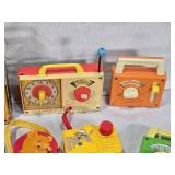 Fisher Price Vintage Musical Toy Radios and Record Players