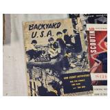 Mixed Vintage Media Including 1960 era Cub Scout Magazines, Piano Rolls, Sheet Music and More