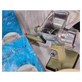 Vintage Kitchen and Dining including Rival Food Grinder, St. John