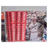 Massive Minnesota Twins Memorabilia Collection including Over 70 Pennants, Programs from the 1970s, and Collectible Cups