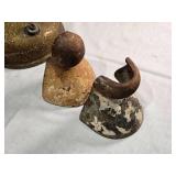 1930s Montgomery Ward Electric Fence Controller and Vintage Fuel Tanks and Akron Diamond Kerosene Lamp