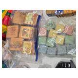 Lot of Toys and Collectibles including Wooden Blocks, Old Mickey Mouse Figures, Star Wars and More