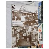 Lot of Vintage Publications and Catalogs including 1955 Mercury Body Parts Catalogue, Various Cookbooks, and Automotive Guides