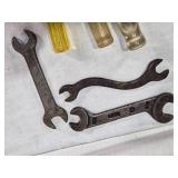 Ridgely Trimmer, Rex Riveter, Assorted Screwdrivers, Firestone and Wrenches