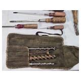 Ridgely Trimmer, Rex Riveter, Assorted Screwdrivers, Firestone and Wrenches