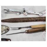 Vintage Tools and Hardware Items including Yale Door Closer, Drill, Another Door Closer, Pruners, Pliers and More