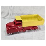 Lincoln Construction Company Repainted Toy Dump Truck - Repainted, Needs Some Reassembly