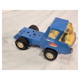 Structo Hydraulic Dump Truck, Tonka Tow Truck, and Tonka Semi Cab with Accessories