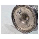 Vintage Aluminum and Silver Items including Seapod Trays, Bell, Goblet, and Napkin Ring