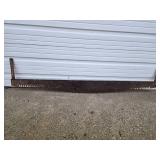 Two-Man Crosscut Logging Saw with Wooden Handles 6 Foot