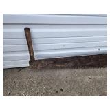 Two-Man Crosscut Logging Saw with Wooden Handles 6 Foot