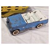 Tonka Motor Transport Trailer and Tonka Jeep Toy