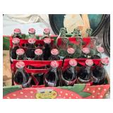 Coca-Cola Trays and Bottles, Full Vintage 7UP Bottle and More