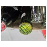 Coca-Cola Trays and Bottles, Full Vintage 7UP Bottle and More