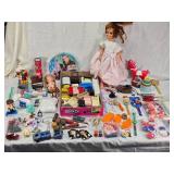 Huge Lot of Vintage Toys and Collectibles including 1972 Ideal Crissy Doll, Rubik