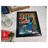 Bakelite Pen Box, Log Cabin Syrup Dispenser, Plastic Stained Glass Pictures, Nutcracker, Door Knockers, Fiber Optic Decorative House and More