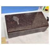 Bakelite Pen Box, Log Cabin Syrup Dispenser, Plastic Stained Glass Pictures, Nutcracker, Door Knockers, Fiber Optic Decorative House and More