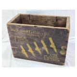 Vintage .50 Cal Wooden Crate