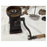 Royal Blue Junior No.33 Cream Separator, Empire Cobbler Shoe Stand, and Cream Can Stirrer