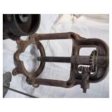 Royal Blue Junior No.33 Cream Separator, Empire Cobbler Shoe Stand, and Cream Can Stirrer