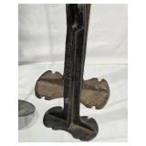 Royal Blue Junior No.33 Cream Separator, Empire Cobbler Shoe Stand, and Cream Can Stirrer