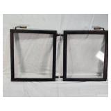 Tempered Glass Doors for Fireplace, approx 18x15 Inches