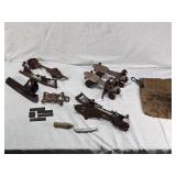 Vintage Ice Skates and Stamp Plates