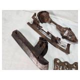 Vintage Ice Skates and Stamp Plates