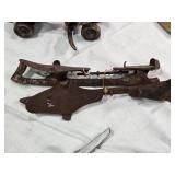 Vintage Ice Skates and Stamp Plates