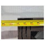 Mirror with Etched Skull Design