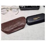 Assorted Jewelry, Vintage Glasses and Cases, Cannon-Ball Dixie Headset and Others