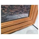 Framed Puzzle Art and Prints Collection including Terry Redlin Signed Puzzle, Americana Poster, and Various Prints