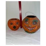 Vintage Papier-Mâché Halloween Jack-O