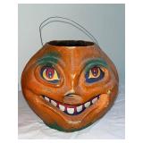 Vintage Papier-Mâché Halloween Jack-O
