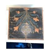 Antique 1837 Norwegian Hand-Painted Trunk from Valdres