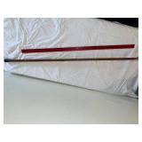 Vintage Wood Walking Stick with Antler Handle