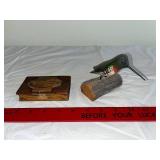 Hand-Carved Wooden Hummingbird & Fish Motif Box Set